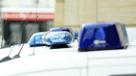 Polizeiautos in Potsdam.