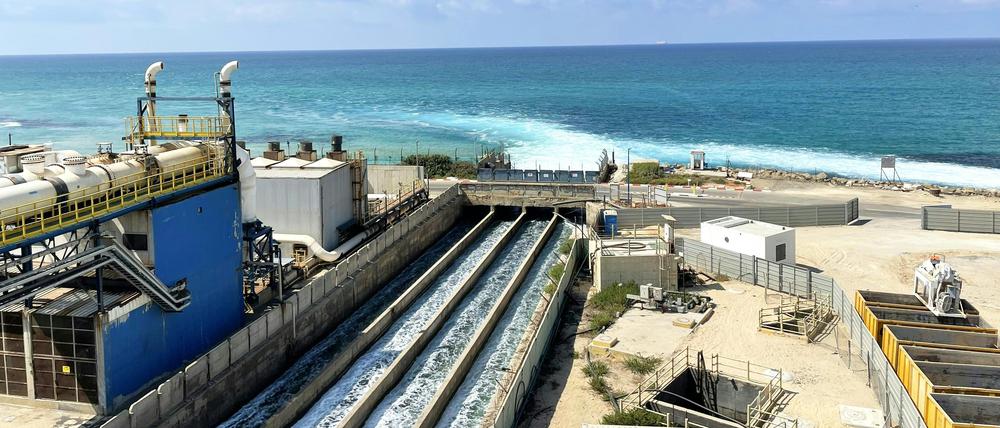 Die Entsalzungsanlage „Hadera“ bei Tel Aviv wurde 2010 eröffnet.