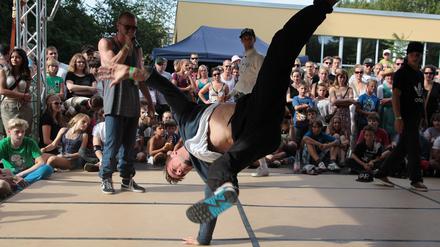 Hip-Hop auf der „Platte“ in Potsdam-West.
