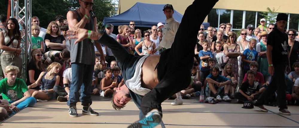 Hip-Hop auf der „Platte“ in Potsdam-West.