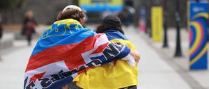 Der Eurovision Song Contest in Liverpool wird von Großbritannien und der Ukraine gemeinsam ausgetragen.