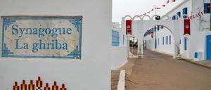 Die El-Ghriba-Synagoge auf der tunesischen Insel Djerba.
