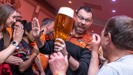 Partystimmung zum Abschluss der Saison.