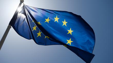 Die Flagge der EU.