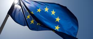 Die Flagge der EU.
