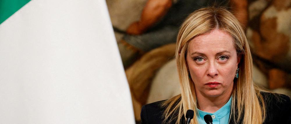 Giorgia Meloni ist italienische Ministerpräsidentin.