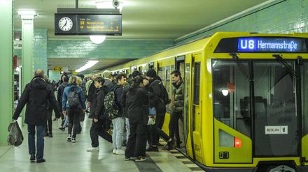 Der U-Bahnhof Alexanderplatz.