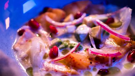 Ananas-Ceviche im „Kramer“.