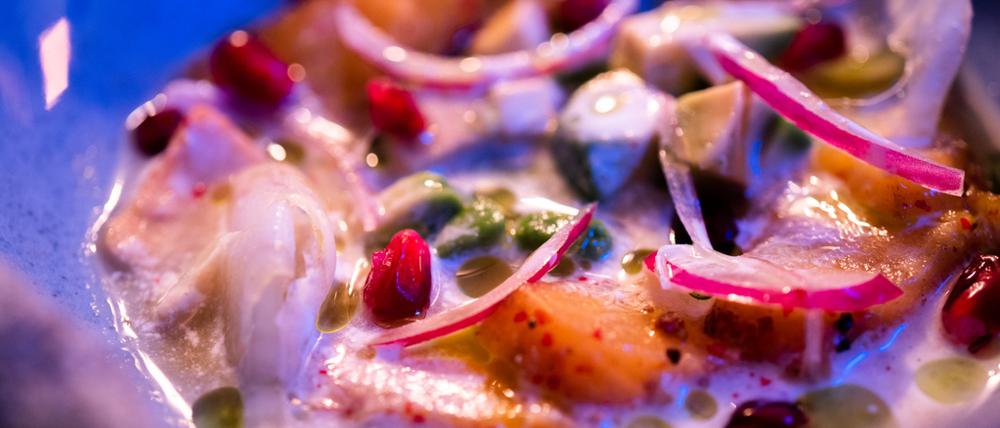 Ananas-Ceviche im „Kramer“.