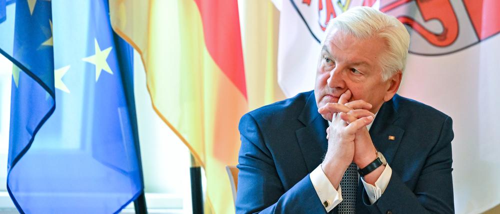 Nachdenklich: Bundespräsident Frank-Walter Steinmeier.