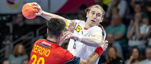 Das DHB-Team beim EHF Euro Cup Ende April gegen Spanien.