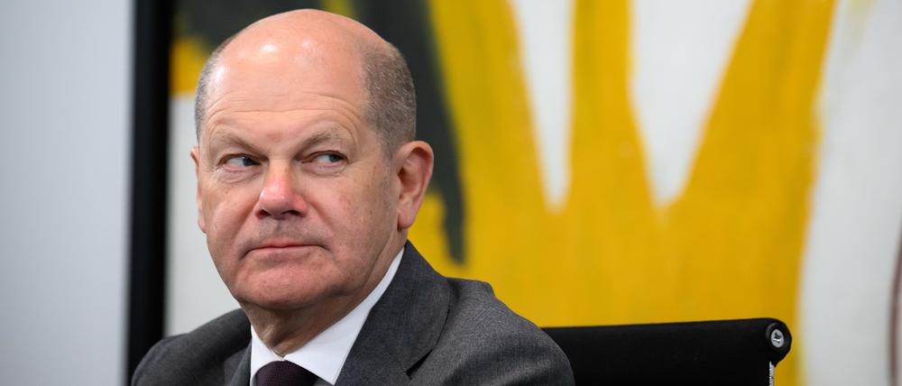 Jetzt aber mal genau zugehört: Bundeskanzler Olaf Scholz, SPD.