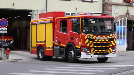 Ein französischer Feuerwehrwagen (Symbolbild). 