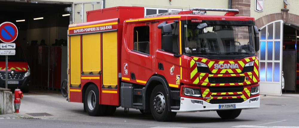 Ein französischer Feuerwehrwagen (Symbolbild). 