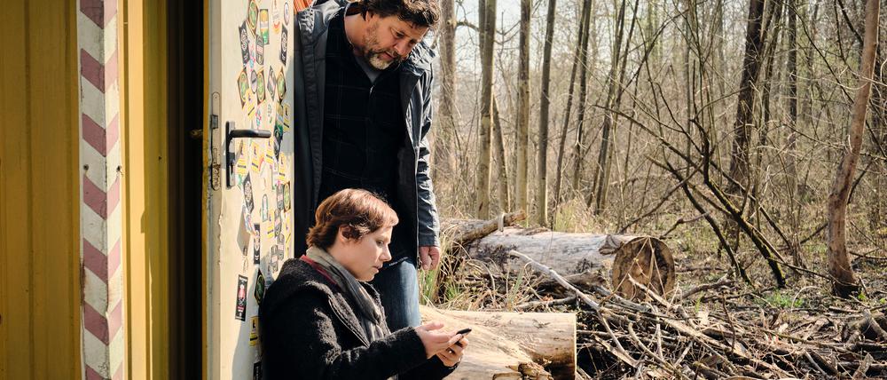 Auf der Suche nach Spuren: Franziska Tobler und Friedemann Berg.