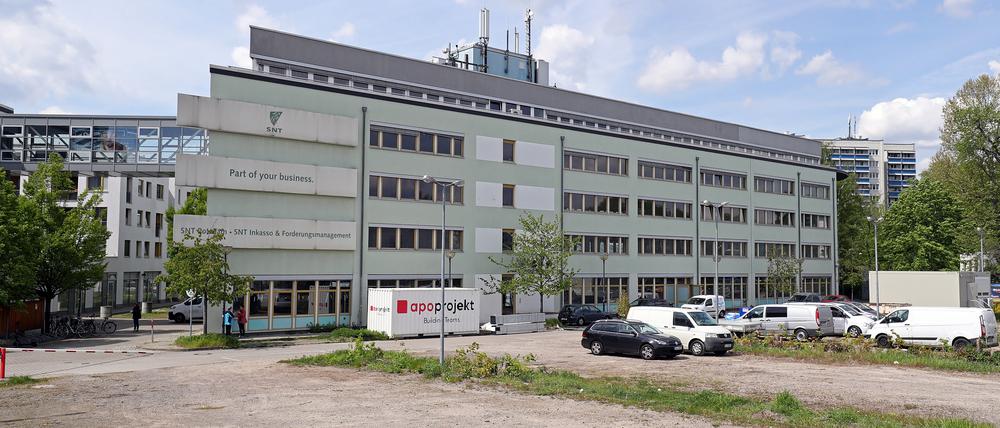 Ausweichstandort: Das künftige Verwaltungsgebäude an der Edisonallee.