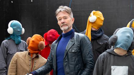 Nick Nuttall beim Dreh des Videos zum Song „Just Because Some Bad Wind Blows“.