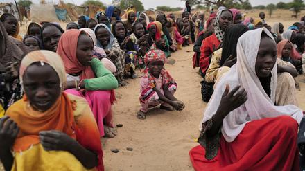 Geflüchtete aus dem Sudan.