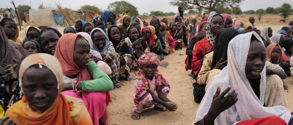 Geflüchtete aus dem Sudan.