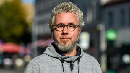 Robert Witzsche, Sprecher des Potsdamer Kita-Elternbeirats. Witzsche ist 44 Jahre alt, selbständiger Mediendesigner und auch Elternvertreter für die Oberlinkita in Babelsberg.