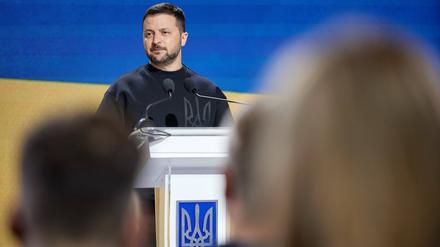 Der ukrainische Präsident Wolodymyr Selenskyj