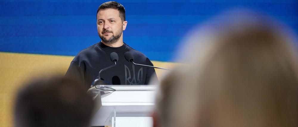 Der ukrainische Präsident Wolodymyr Selenskyj