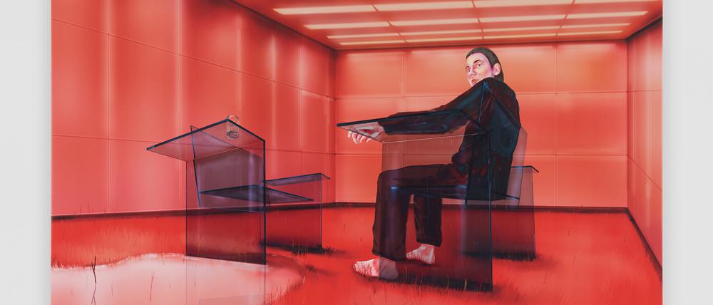 Louisa Gagliardis Bild „Rendezvous“ ist dieses Jahr entstanden (235 x 300 cm). 