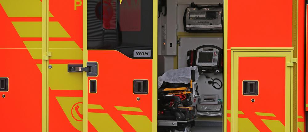 Ein Rettungswagen in Potsdam.
