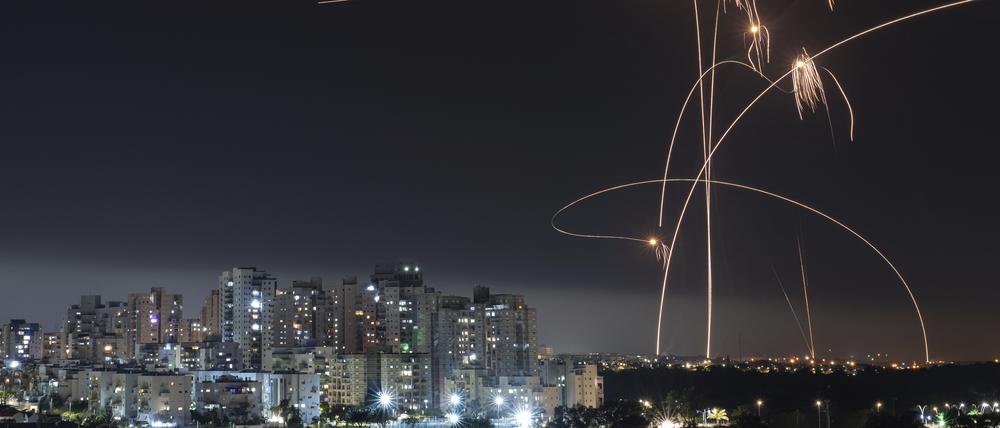Das israelische Raketenabwehrsystem Iron Dome.