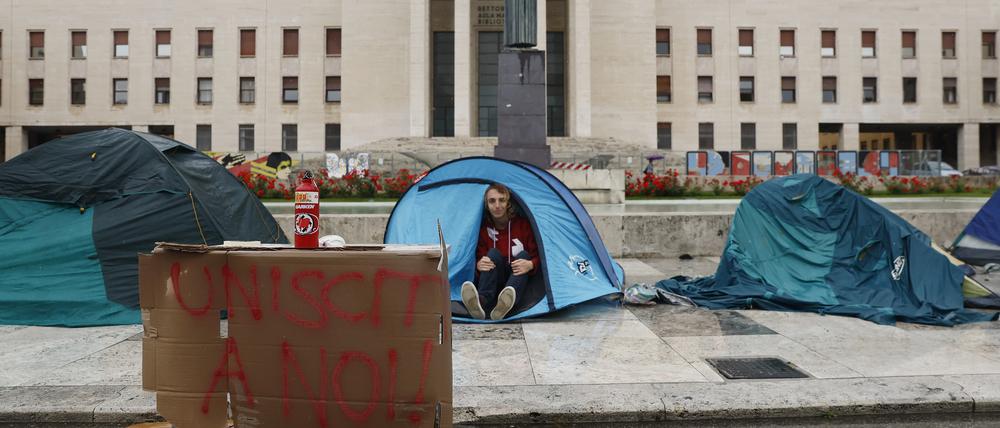 Nur 2800 Wohnheimzimmer für 120.000 Studierende gibt es in Rom.