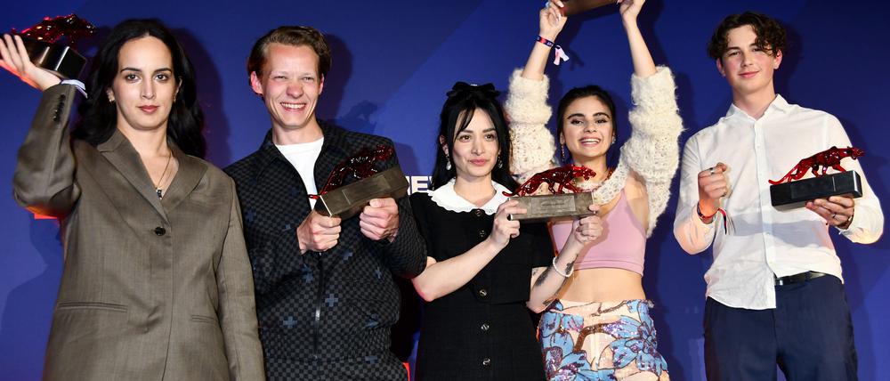 Ebow (Ebru Duezguen, Felix Kammerer, Milena Aboyan, Bayan Layla, Levy Rico Arcos, Bunte New Faces Film Award, Delphi-Filmpalast, Berlin, DEU, 11.05.2023 / 110523