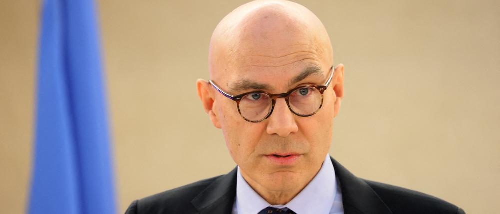 Volker Türk gab die Ergebnisse der mehrmonatigen UN-Untersuchung bekannt.