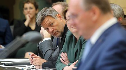 Wirtschaftsminister Robert Habeck (Grüne) im Bundesrat 