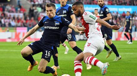 Hertha BSC und der 1. FC Köln lieferten sich ein hart umkämpftes Duell.