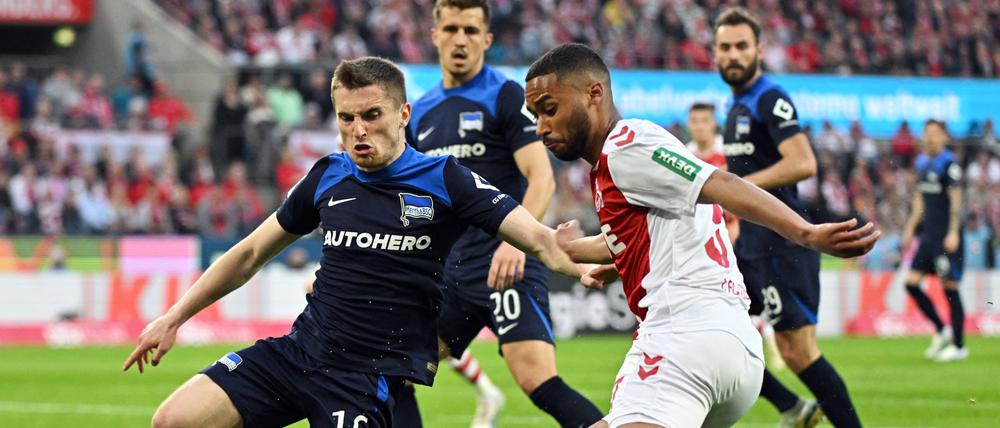 Hertha BSC und der 1. FC Köln lieferten sich ein hart umkämpftes Duell.
