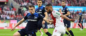 Hertha BSC und der 1. FC Köln lieferten sich ein hart umkämpftes Duell.