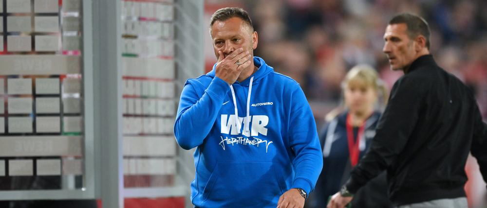 Einfach fassungslos. Pal Dardai hatte nicht mit einem solchen Auftritt seiner Mannschaft gerechnet.