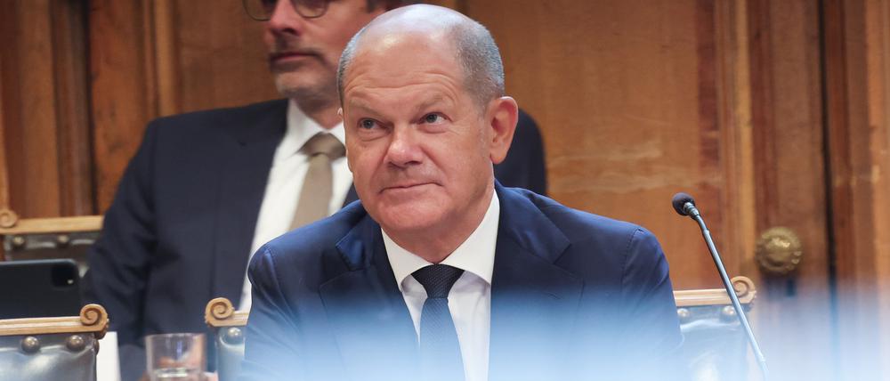 Bundeskanzler Olaf Scholz (SPD).