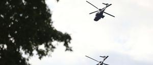 Hubschrauber über Berlin.