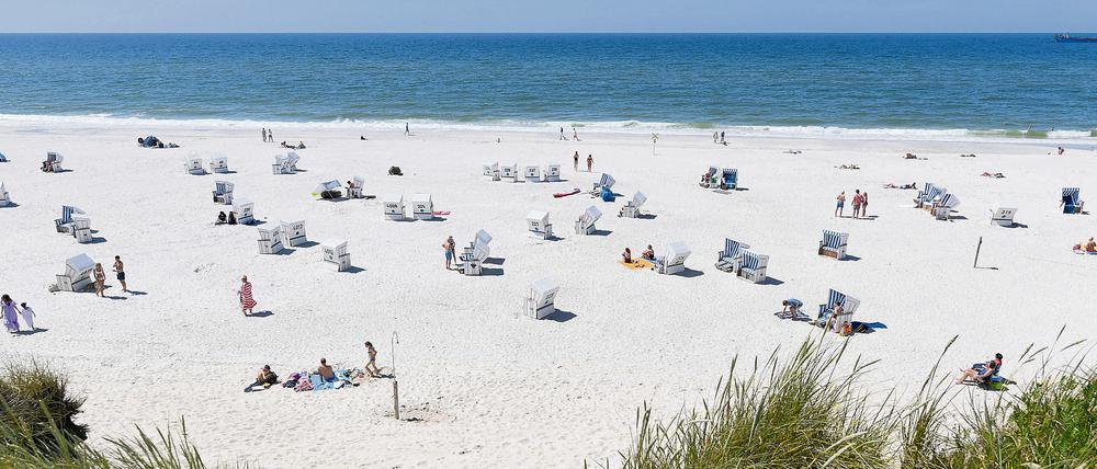 Strandkörbe auf Sylt (Symbolbild)