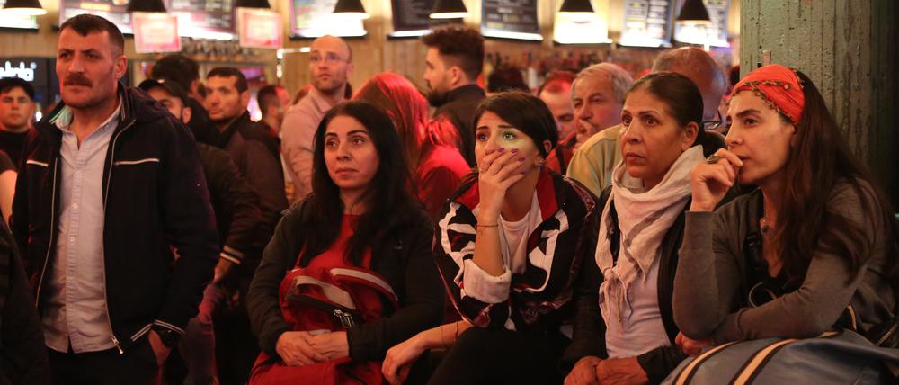 In einem Biergarten am 14. Mai 2023.