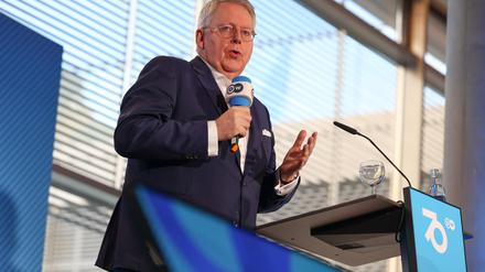 DW-Intendant Peter Limbourg spricht beim Festakt zum 70-jährigen Bestehen der Deutschen Welle.