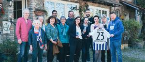 Christophorus Hospizdienst Berlin-Gatow mit Andreas Neuendorf von Hertha BSC.