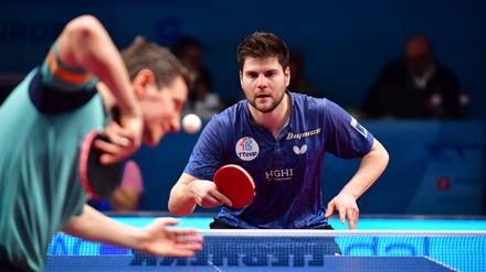 Dimitrij Ovtcharov beim Europe Top 16 Cup 2023 in Montreux