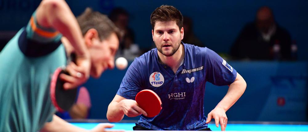 Dimitrij Ovtcharov beim Europe Top 16 Cup 2023 in Montreux