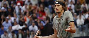 Alexander Zverev beim Turnier in Rom
