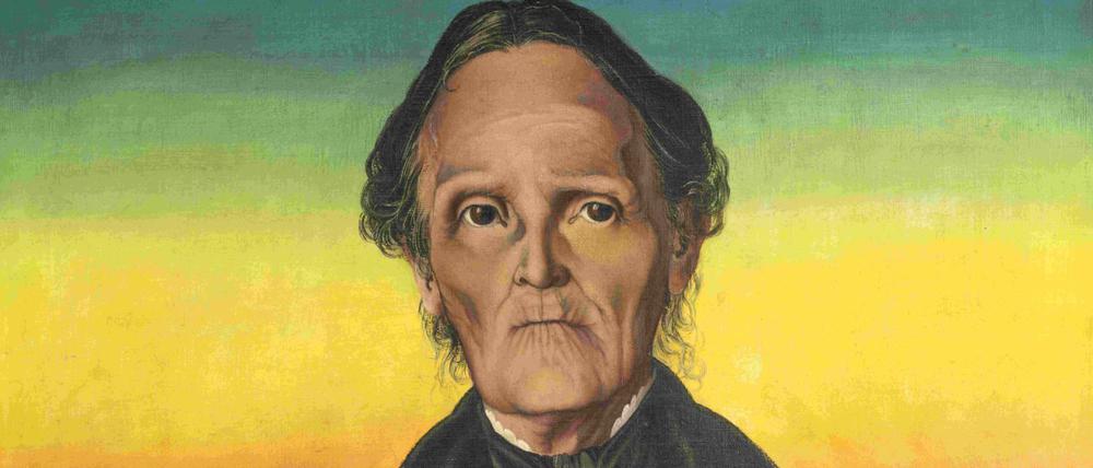 Gustav Schaffers Porträt seiner Mutter (1926) zeigt altmeisterliche Züge.