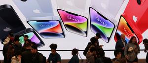Display an oder aus – bei Apple-Smartphones regelt das ein Mini-Laser aus deutscher Produktion.