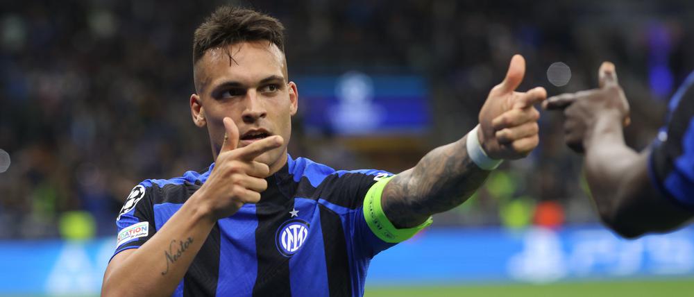 Lautaro Martínez von Inter Mailand war der Matchwinner.