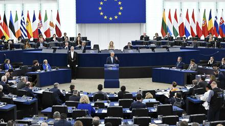 Das EU-Parlament in Straßburg.